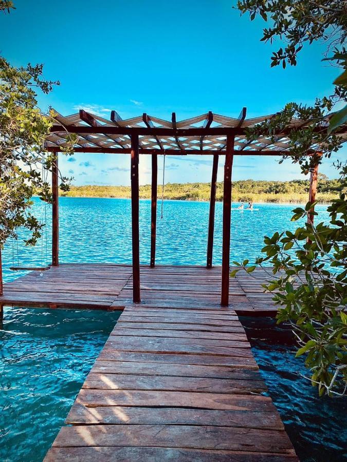 Hotel Y Beach Club Casa Mia Xulha -Bacalar Xul-Ha Eksteriør billede